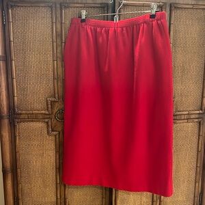 Vintage Alfred Dunner Midi Wool Skirt